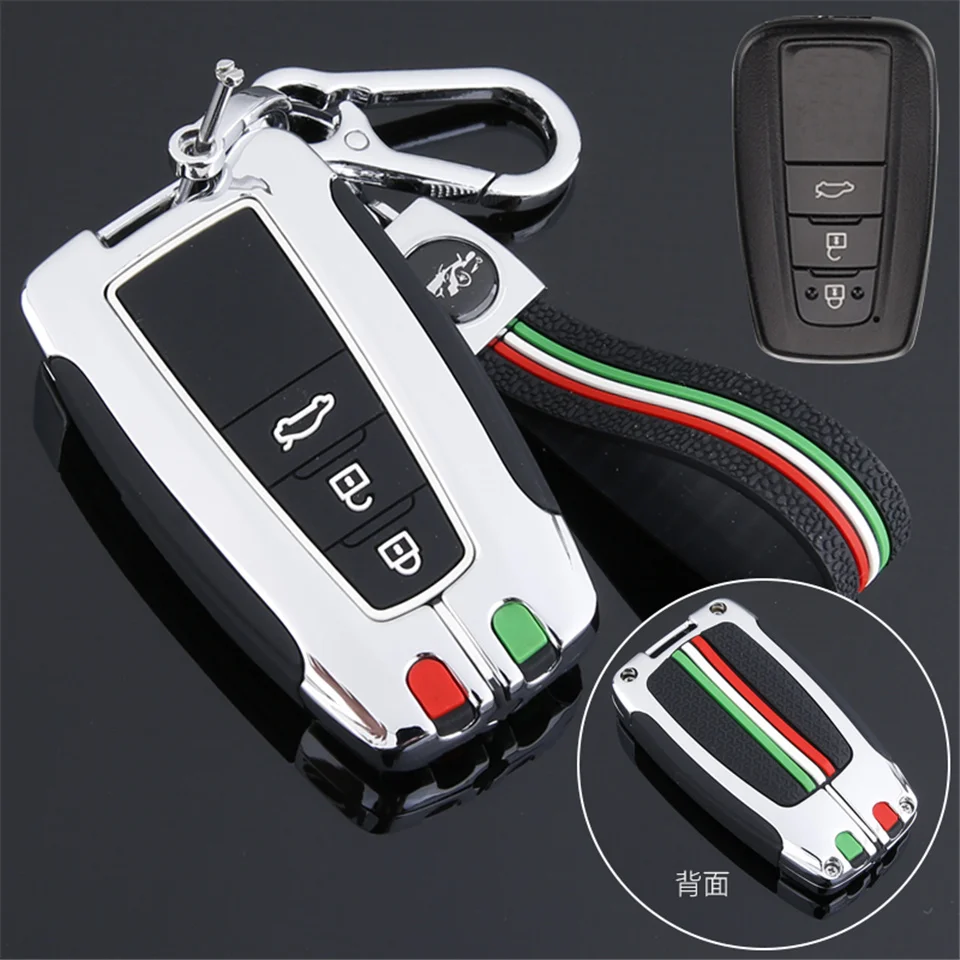 Custodia per chiave auto per Toyota Prius Camry Corolla C-HR CHR RAV4 Prado Izoa Levin Avalon 2018 2019 2020 copertura guscio di zinco 13 Custodia per chiave auto per Toyota Prius Camry Corolla C-HR CHR RAV4 Prado Izoa Levin Avalon 2018 2019 2020 copertura guscio di zinco - Sf9bf87975916449680f57d40da7f6bb8v