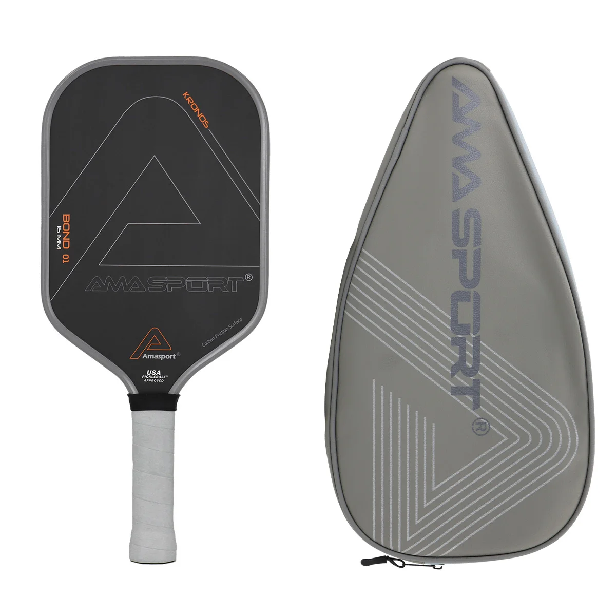 

AMASPORT USAPA Approved Pickleball Paddle with Cover Bag Top Material Toray T700 Carbon Fiber Professional Pickle Ball Rackets