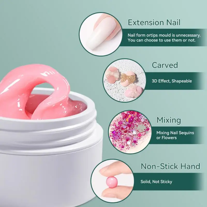 Nail Extension Gel 6 Colors Function Hard