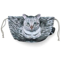 Cat Shape Cosmetic Bag Multifunctional Beauty Bag Dustproof Large-Capacity Ladies Travel Makeup Case Girl Makeup Bag 2