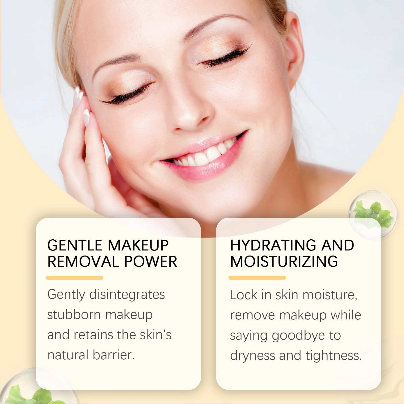 Centella Cleansing Oil Facial Makeup Remover Moisturizing Face Refresher Cleaning Centella Asiatica Extract Vitamin E Skin Oil 5