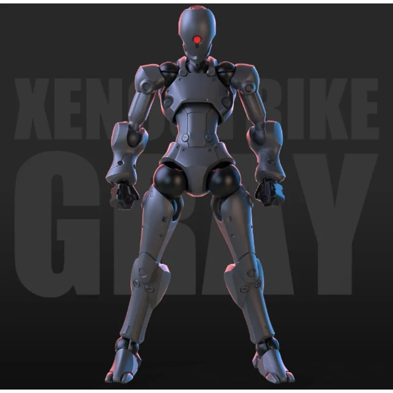 3.75inch Super Movable Humanoid Body Strong Attack Alien Figure Assembly Model Toy Collection Gift