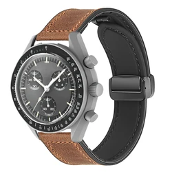 Vintage Leather Watchband - Luxurious Silicone Strap Bracelet 20mm - 20MM (Dark Brown)
