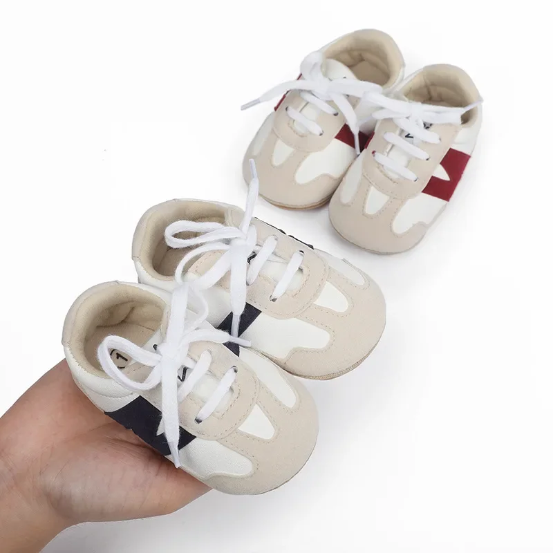 Baby Shoes Canvas Sneakers Sneakers Shoes Newborn Baby Sneakers Letter Patchwork Baby Casual Shoes Anti-slip Hundred Toddler Boys Girls Shoes 0-18 Months