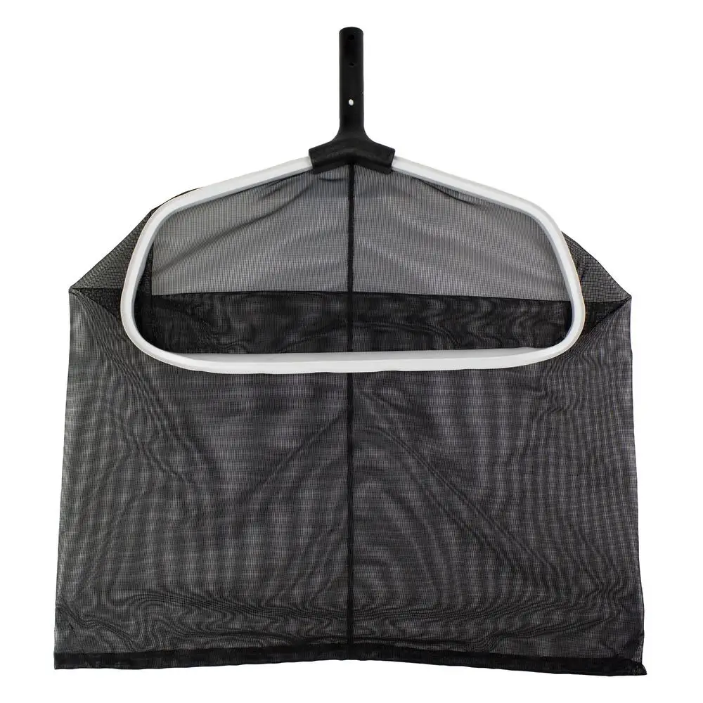Aluminum Deluxe Leaf Rake Swimming Pools and Spas Heavy-Duty 20" Nylon Net No-Break Handle Premium Aluminum Frame Mar-Proof