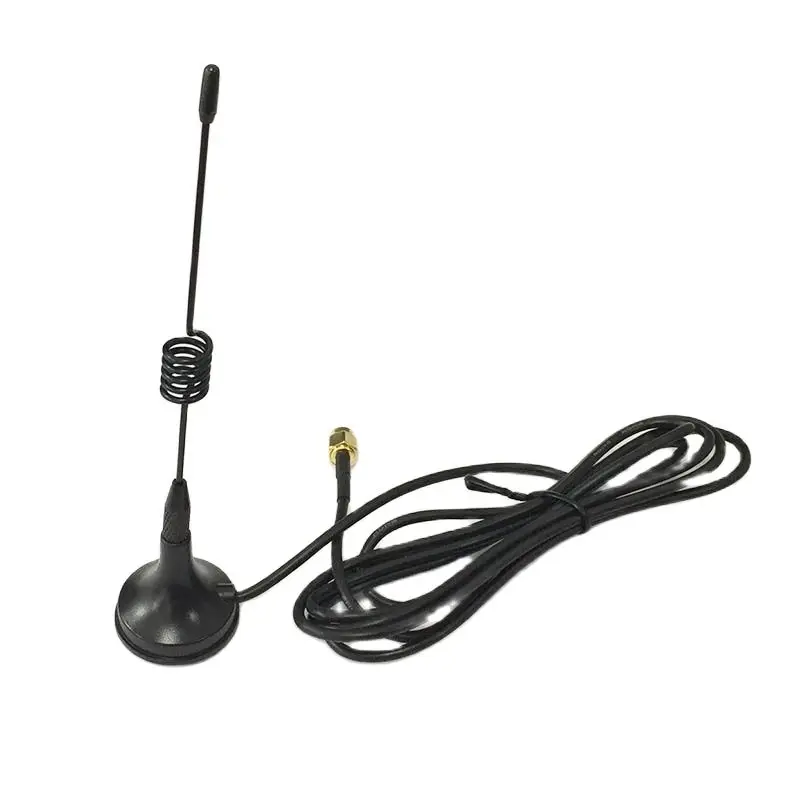 2.4Ghz 5dbi Sucker Antenna Wifi Wireless Module ZigBee Booster Aerial 1.5m Cable SMA Male 1pc 2 4ghz antenna 3 5dbi wifi aerial bluetooth zigbee module sma male right angle wholesale price modem external antenna