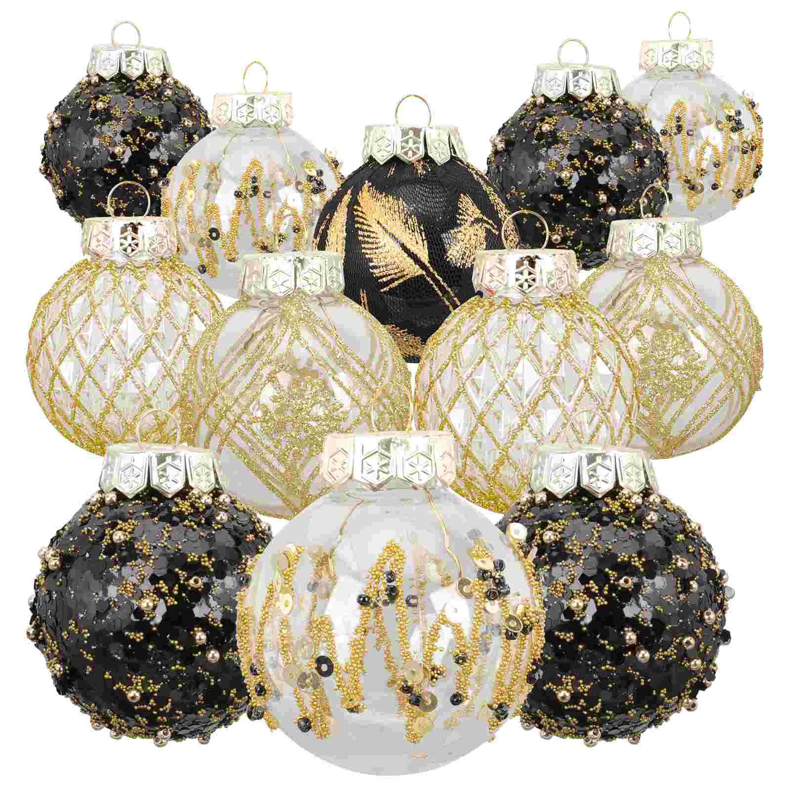 

Christmas Ball Ornaments Xmas Shatterproof Balls Christmas Tree Decorations Colorful Hanging Bauble Xmas Adornments