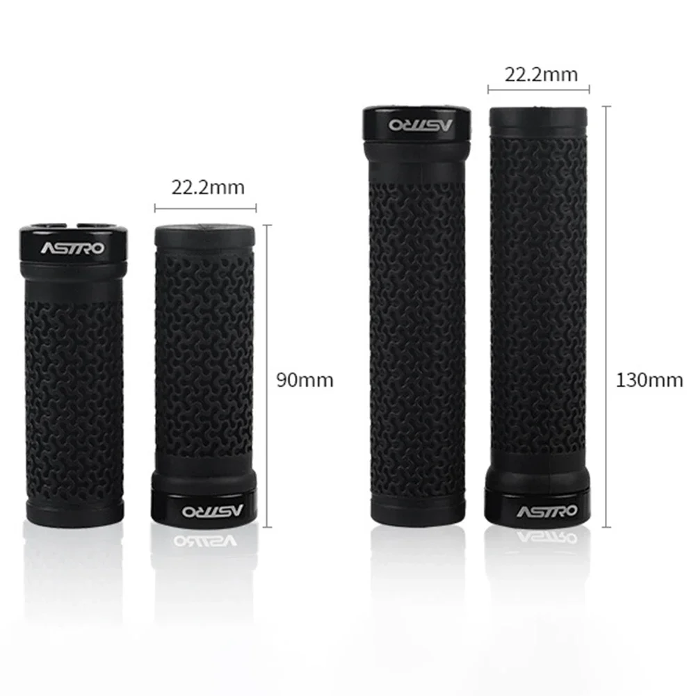 Non-Slip Rubber Bicycle Handlebar Grips for Mountain and Folding Bikes