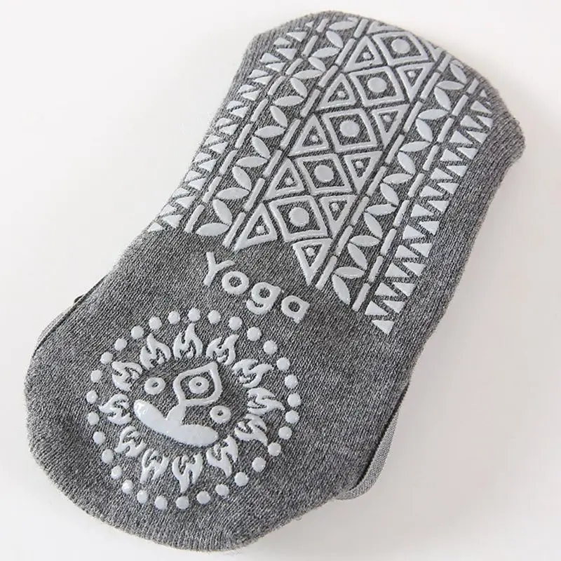 Sports Socks Fitness Sports Socks Sport Socks Pilates Socks Cotton Sock Slippers Silicone Non-Slip Yoga Socks For Woman Pilates Barre Dance Slippers Ballet Breathable Ladies Sport Foot Backless Sock