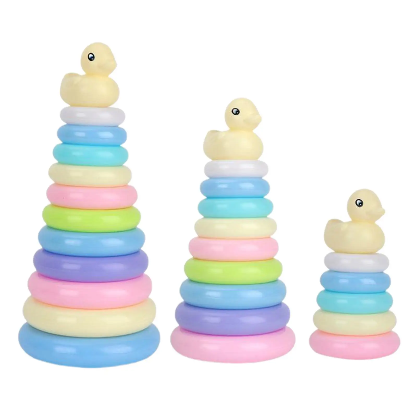 

Kids Baby Toy Stacking Rings Educational Toys Stack Up Gift