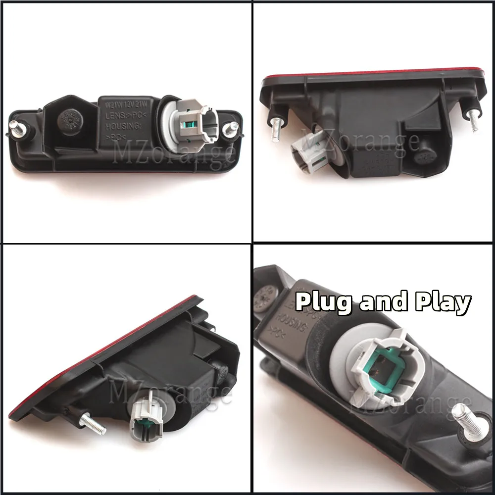 MZORANGE Rear Bumper Light For Nissan Xtrail X-Trail T32 Rogue