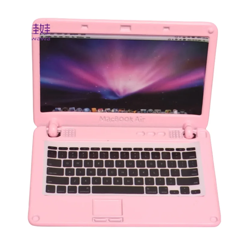 mini Retro phone mobile laptop for 1/6 1/8 1/12 bjd barbie blythe licca doll use charm phone notebook