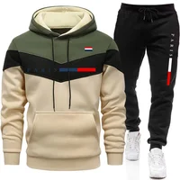 Nouvelle Collection 2026 : Ensemble Homme Tendance – Sweat à Capuche et Pantalon de Jogging Imprimé Paris – Tenue Décontractée Urbaine et Sportive 3