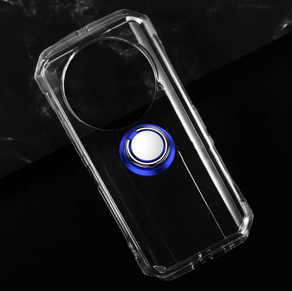 Enhanced Back Ring Holder Phone Cover - TPU Soft Silicone Case for 6.58 Devices (2023 Edition)