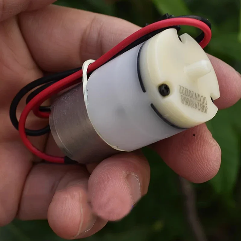 JQB2418068 미니 마이크로 310 모터 에어 펌프 27mm 다이어프램 DC 6V-12V 소형 산소 압력 펌프 DIY 모니터 수족관 어항용