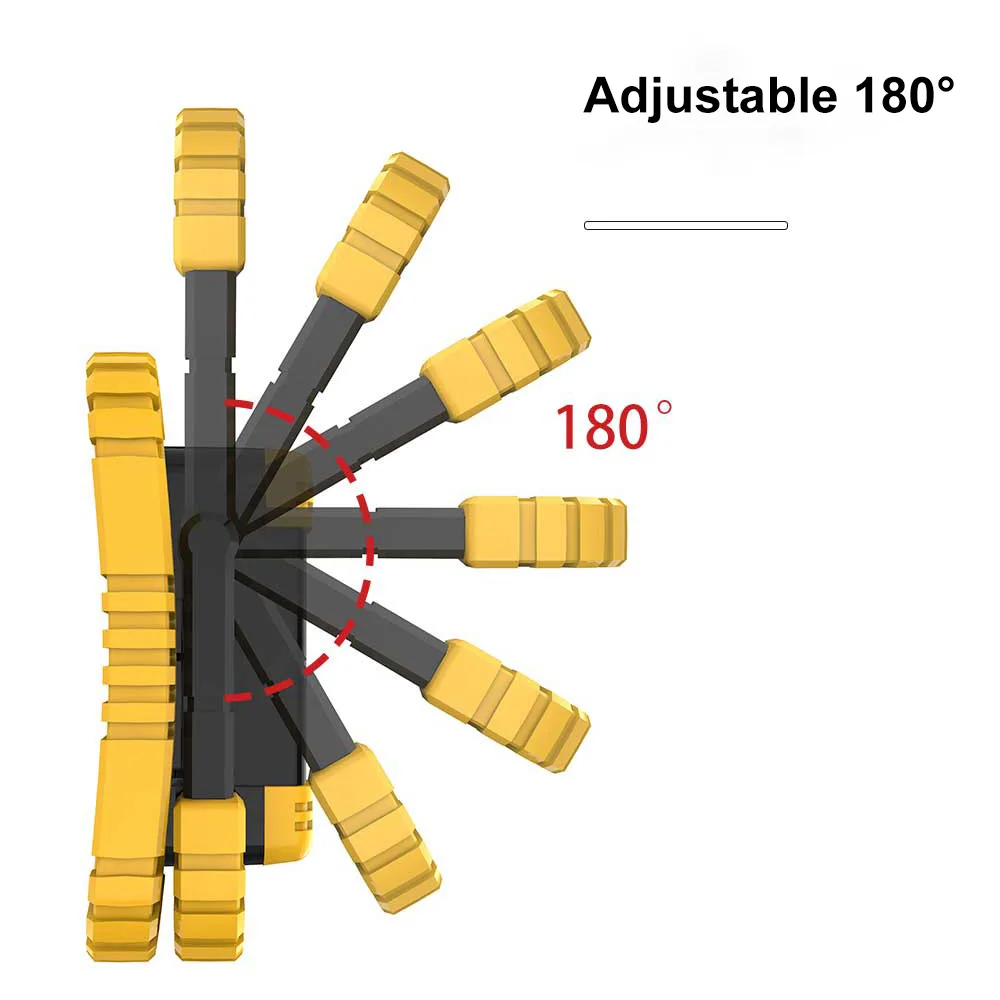 Portable Led Spotlight Super Bright Led Work Light USB Rechargeable for Outdoor Camping Lamp Flashlight by 18650 1-10PCS