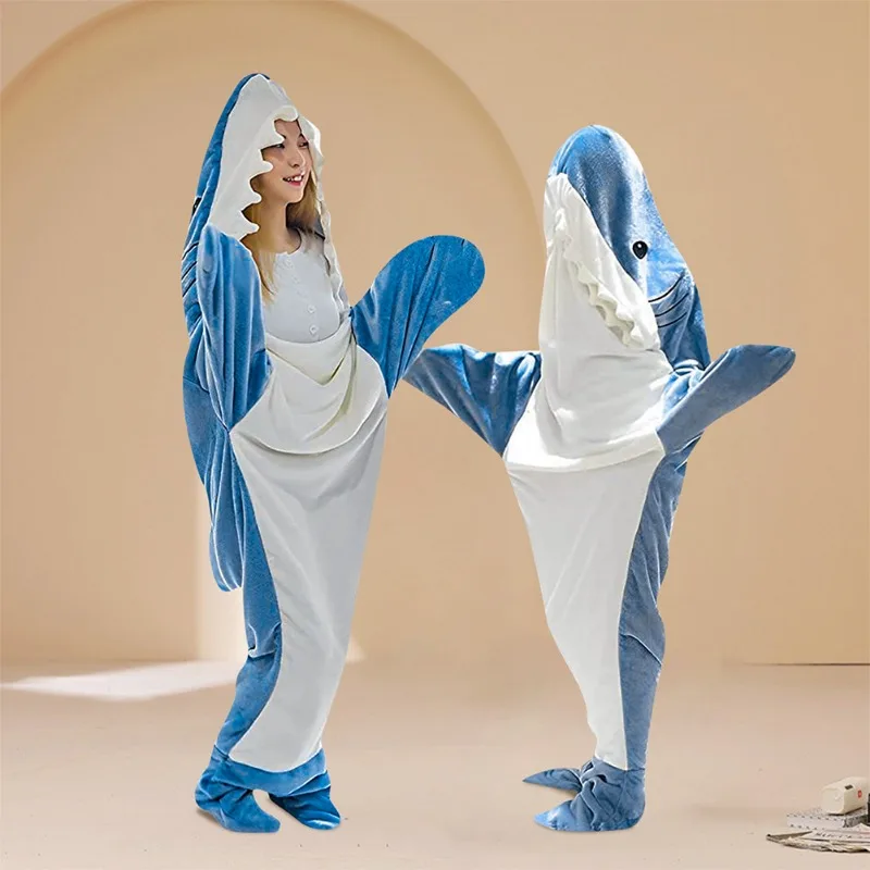 Cartoon Shark Pajamas for Kids Parents for Slumber Party kids pajamas
