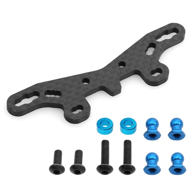 

Carbon Fiber Front Shock Tower Plate RC Car Front Shock Tower 54632 For Tamiya TT02S TT02SR TT-02 Type-S Type-SR Upgrade Parts