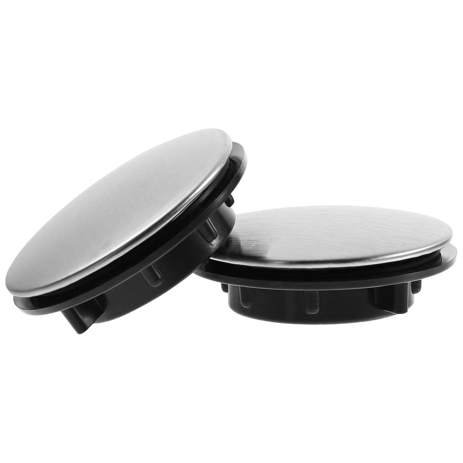 

Toyvian 2pcs Sink Tap Hole Cover Kitchen Stainless Steel Faucet Hole Cover Compatible for Diameter 31-40mm