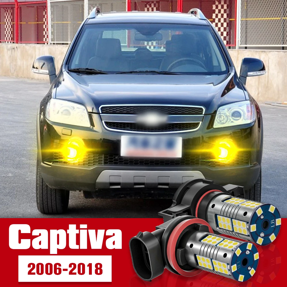 

2pcs Front Fog Light Accessories LED Bulb Lamp For Chevrolet Captiva 2006-2018 2007 2008 2009 2010 2011 2012 2013 2014 2015 2016