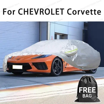 Copertura per auto Per CHEVROLET Corvette Copertura completa Copertura protettiva solare impermeabile Accessori per auto resistenti ai graffi