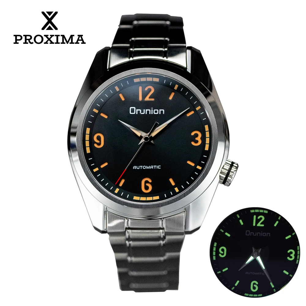 Proxima Om15 Orologi Meccanici Automatici Da Uomo 42Mm Classic Luxury Pilot Vintage Military Overtiers Dress C3 Luminoso 20Bar