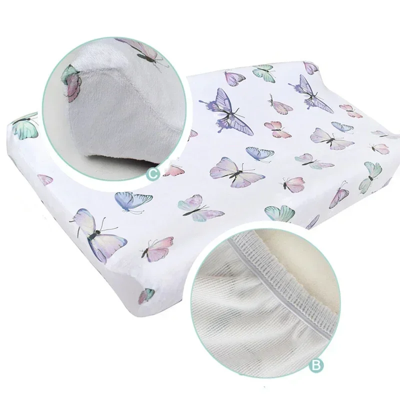 Diaper Changing Pad Diaper Changing Mat Soft Reusable Changing Pad Cover Printing Design Minky Material Baby Breathable Diaper Pad Sheets Cover