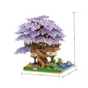 1100Pcs Small Particle Building Blocks Cherry Blossom Tree Series Puzzle Assembly Toys Child Holiday Gifts Compatible with LEGO 6