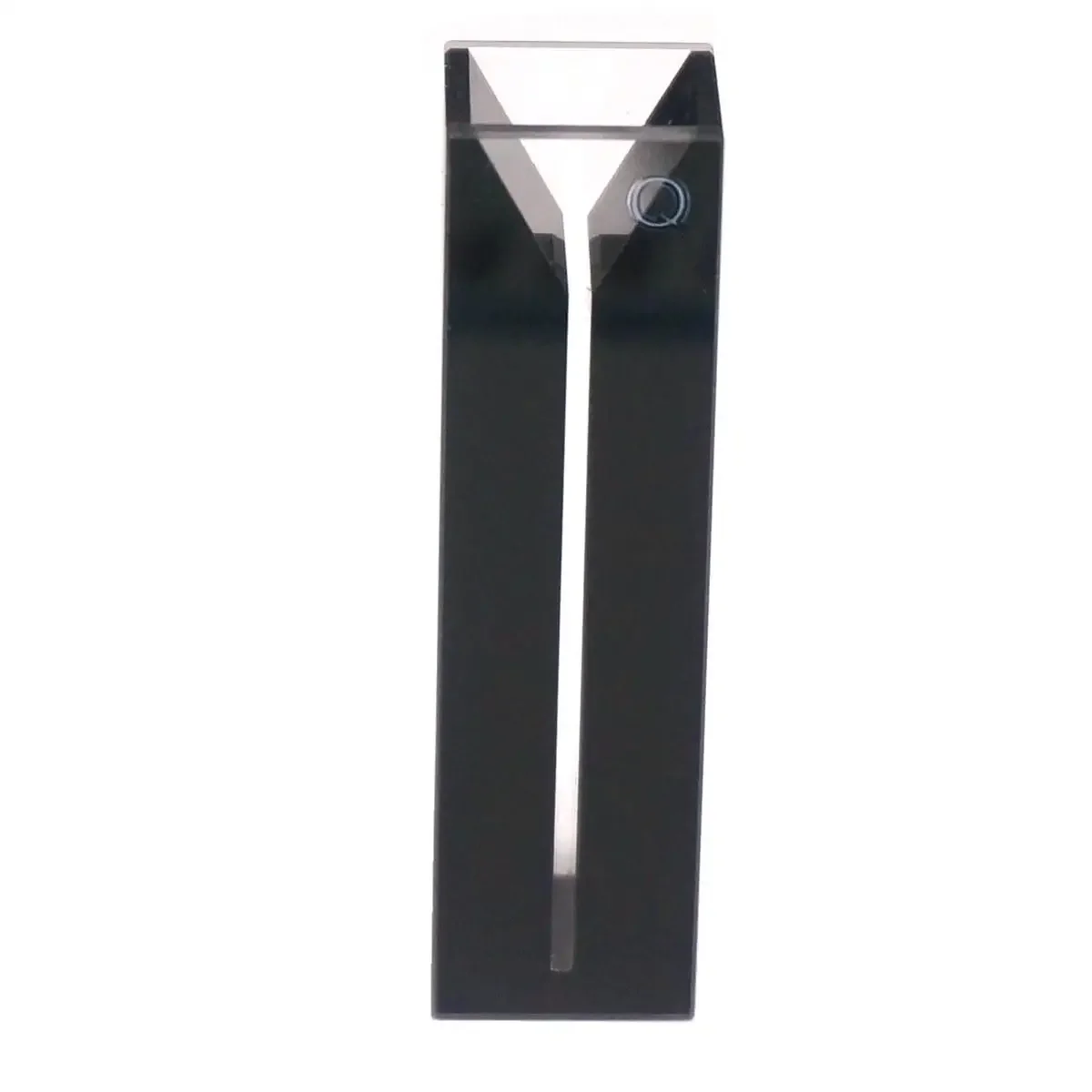 350ul 10mm Path Inside Light Width 1mm quartz cuvette cell Black Walls With Lid Spectrophotometers