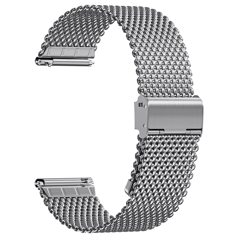Premium Milanese Mesh Stainless Steel Watch Strap - Thick Metal Bracelet