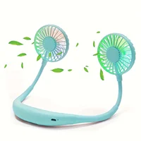 Portable Neck Fan Color Changing LED with Aromatherapy 360 ° Free Rotation Suitable for Sports Office Home Outdoor Travel 1