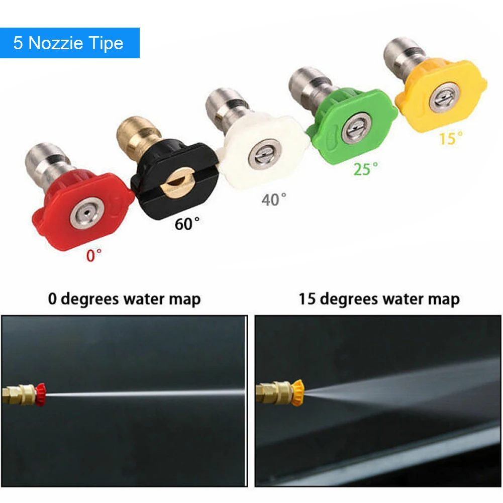 Dual Valve Dual Valve Snow Foam Spray Gun 1/4 Quick Connect Foam Generator Accessories Stainless Steel for High Pressure Washer