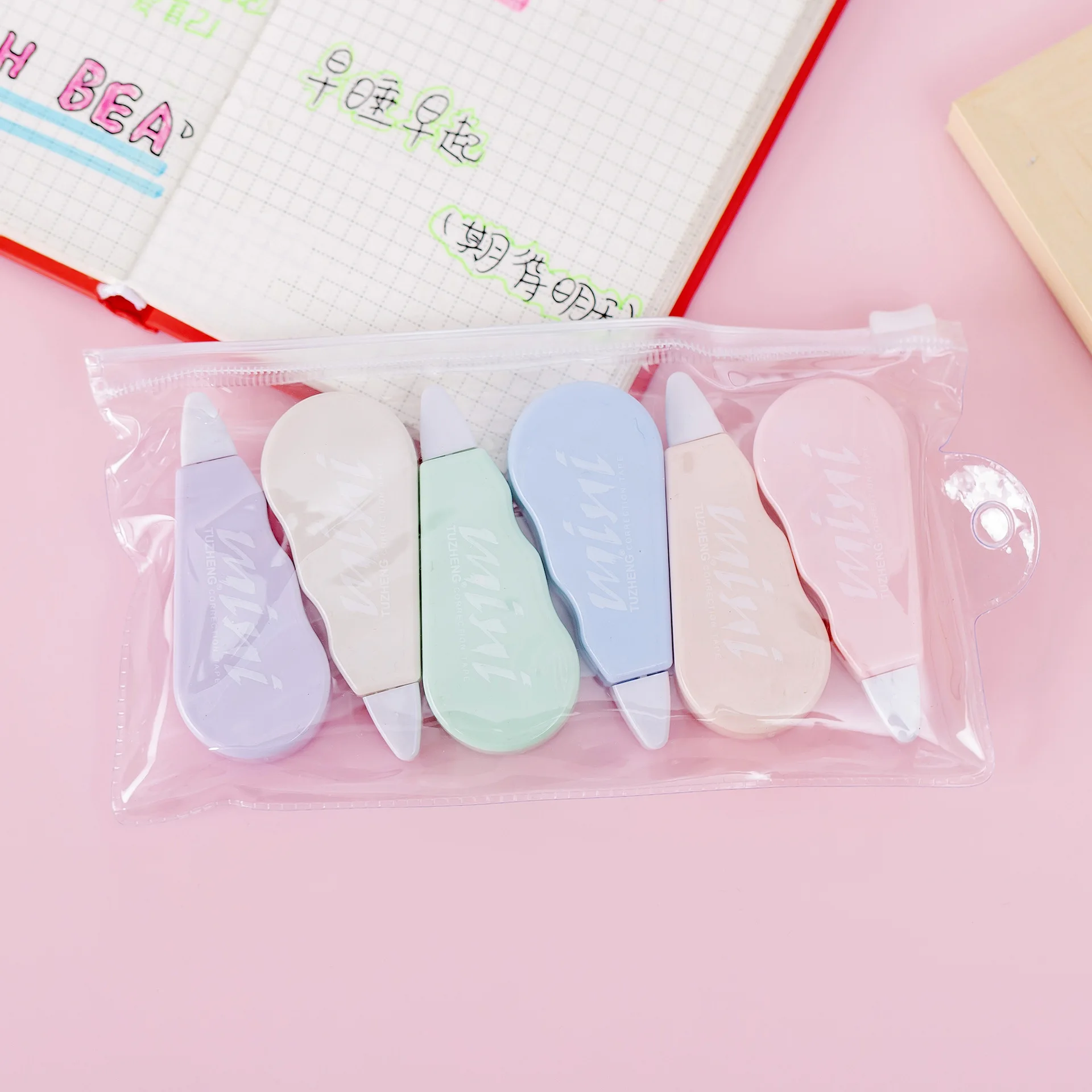 6-Piece Macaron Color Correction Tape Set
