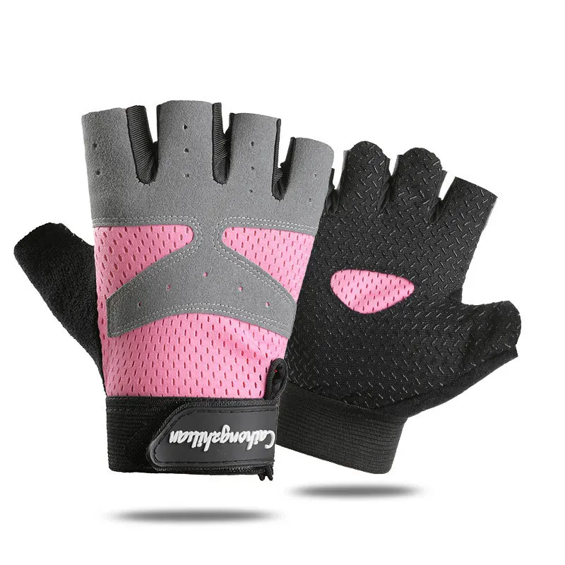 Cycling Fitness Gloves for Men Women Gym Motorcycle Summer Bicycle Fingerless Anti-slip Sports Weightlifting Breathable Gloves 6