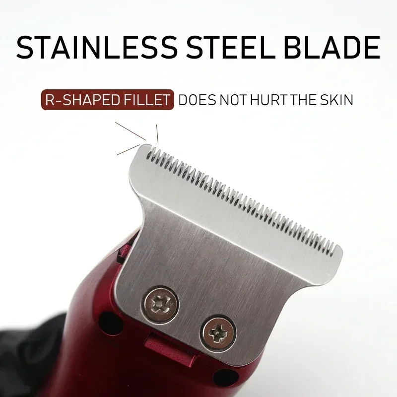CHAOER Professional Men's Cordless Hair Trimmer - Precision 0mm Shave with USB Charging