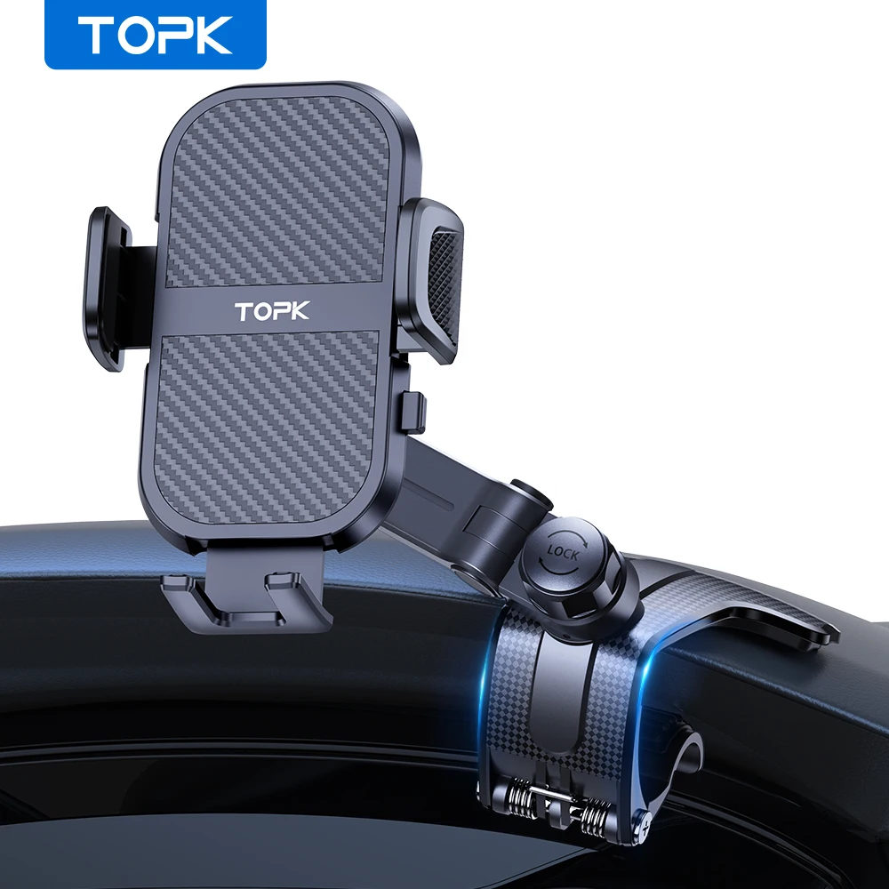Car Phone Holder Stand Universal Dashboard Car Clip Mount GPS Bracket Car Mobile
