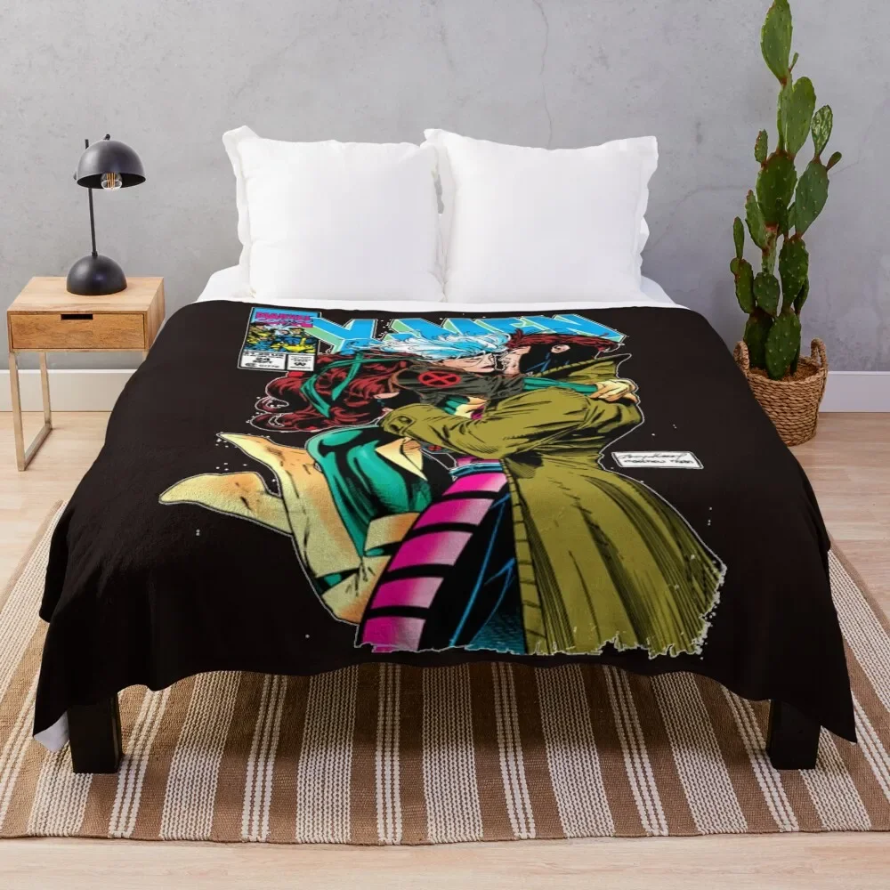 

Gambit And Rogue Essential T-Shirt Throw Blanket Extra Large Throw Soft Beds Sofas Blankets