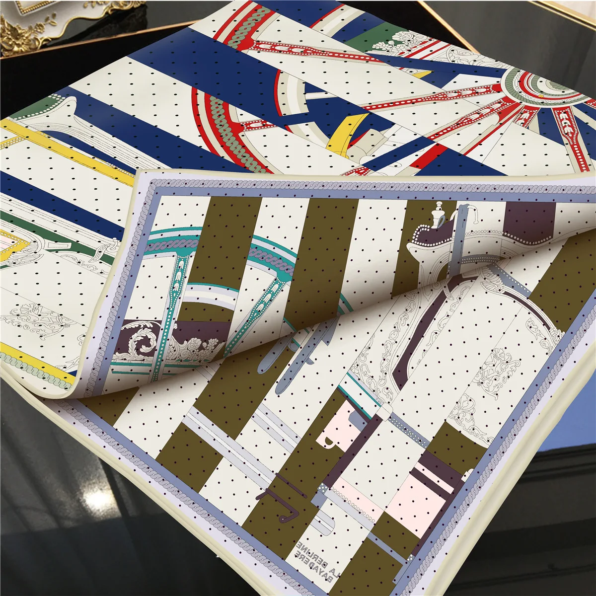 luxurious Brand Two-sided Twill Women Scarf Sunscreen Foulard Shawl Hijab Female Hair Hijab Wraps Neckerchief Bandanda Echarpe