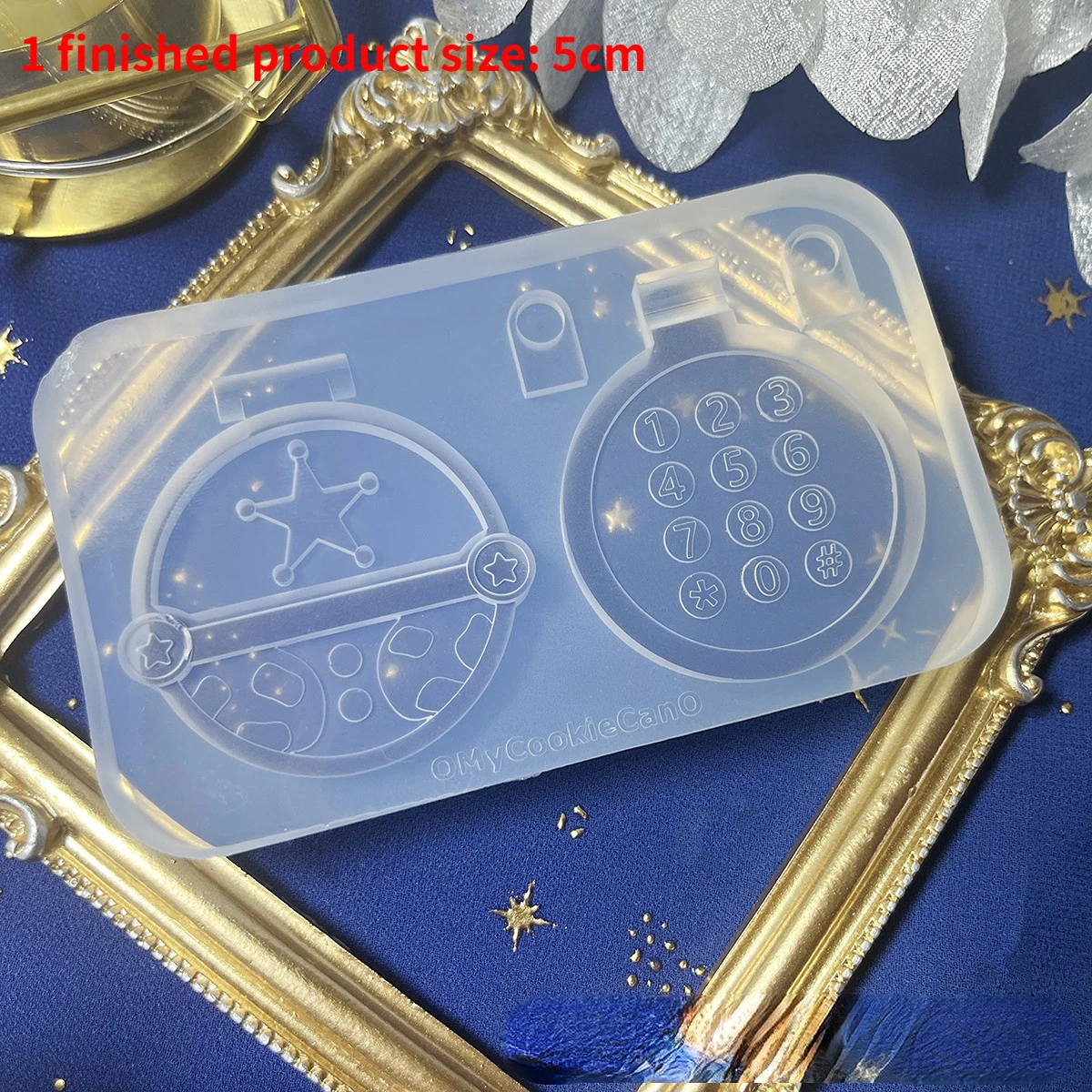 Lovely Folding Mobile Phone Series Silicone Mold DIY Epoxy Resin