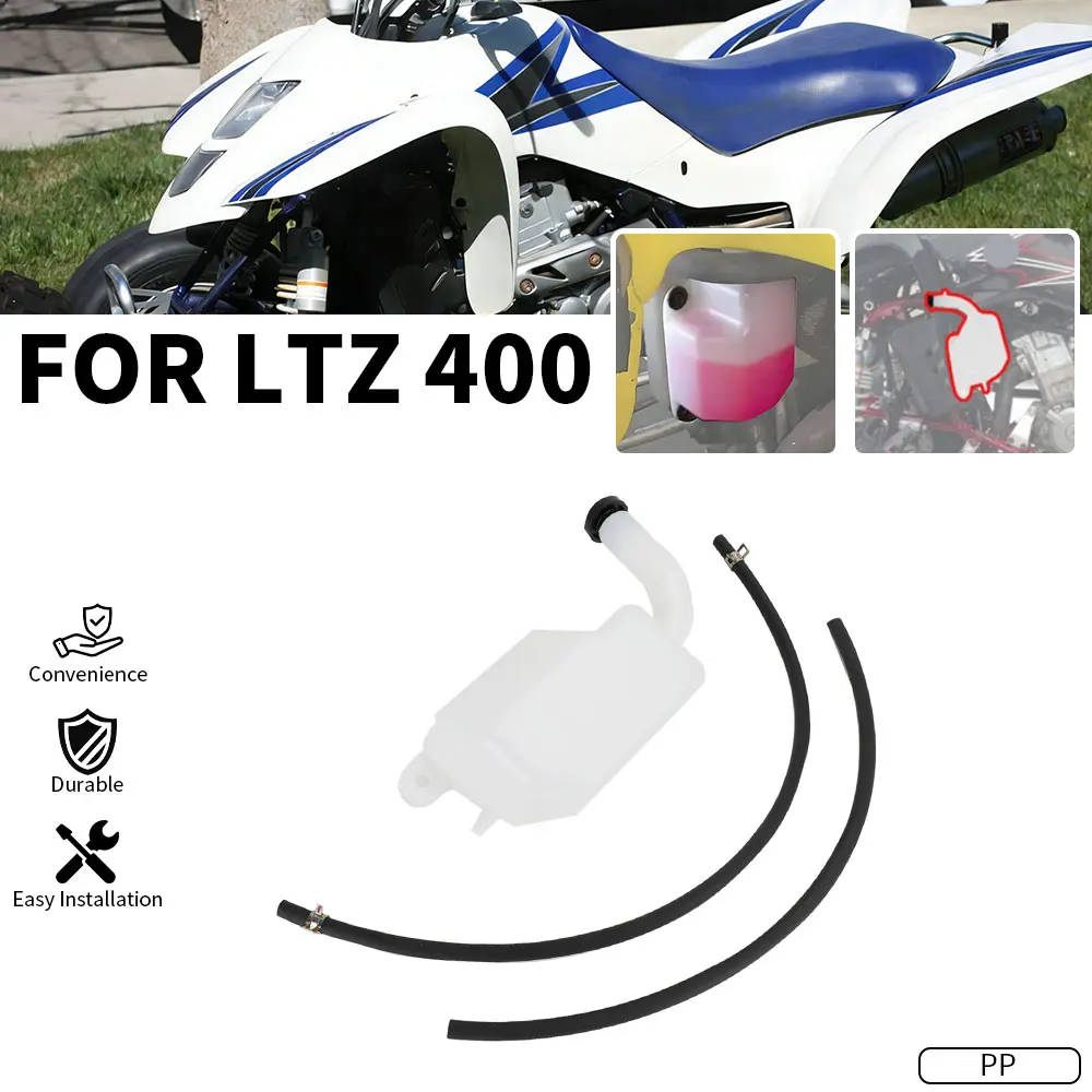 Radiator Water Tank Coolant Bottle Overflow Reservoir For Suzuki LTZ 400 Motorcycle Parts Electric Dirt Bike