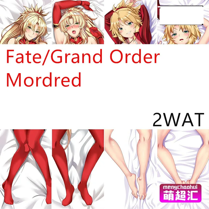 

Anime Fate/Grand Order Mordred Cosplay Dakimakura 2WAT Hugging Body Pillow Case Otaku Pillow Cushion Cover