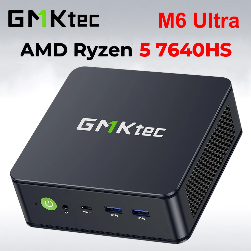 GMKtec M6 Ultra Mini PC Ryzen 5 7640HS DDR5 16GB 1TB SSD