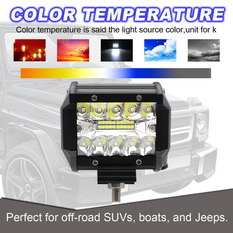 

Off-road Lights Waterproof Enhanced Visibility High-performance Durable Easy Installation Waterproof Work Lights For Trucks 120w