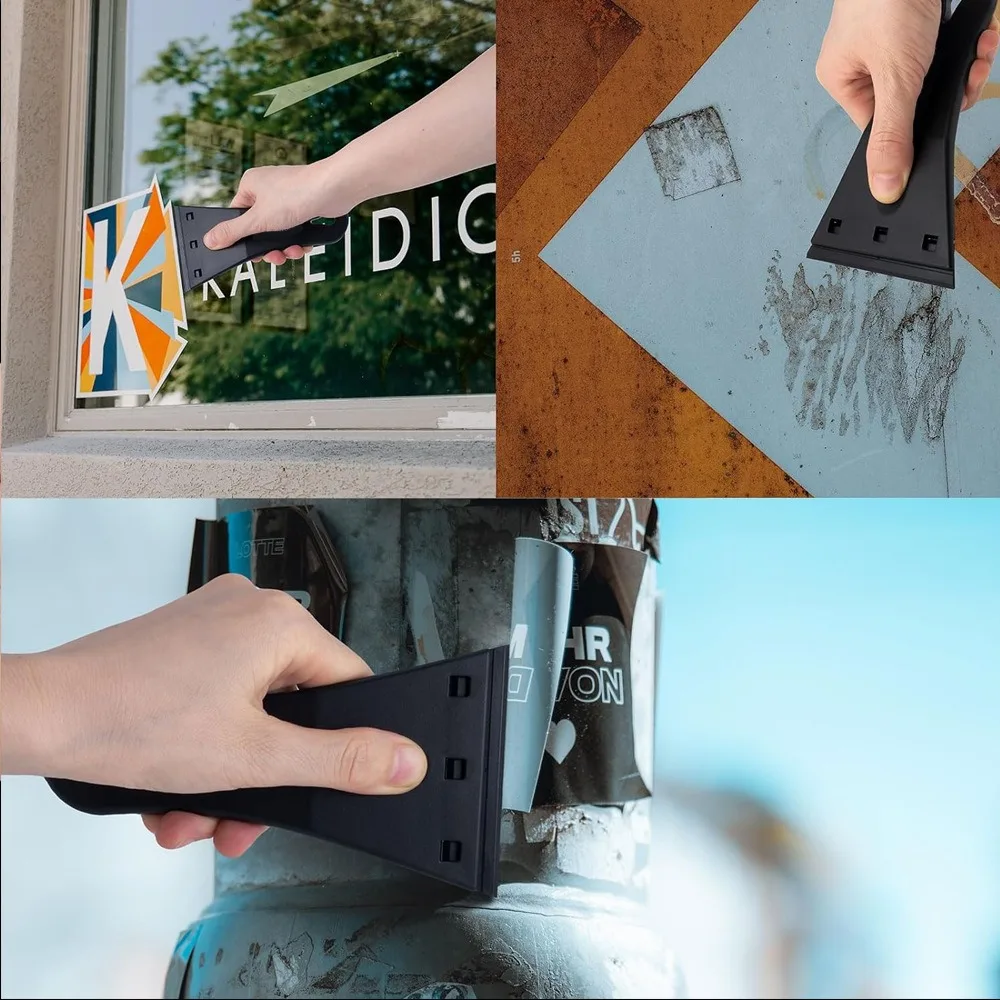 ALIWRAP Haushaltsreinigungswerkzeug, verbreiterte Rasierklinge, Schaber, Fensterglas, Keramiketiketten, Auto-Kleber, Aufkleber, Entferner, Vinyl-Spatel – Detail 6