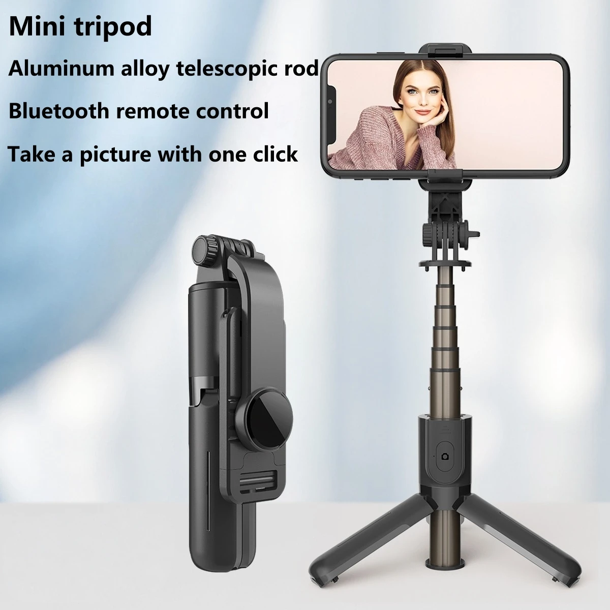 Selfie Stick Wireless Selfie Stick Tripod Stand Foldable Monopod For Gopro Action Cameras Smartphones Balance Steady Shooting Live