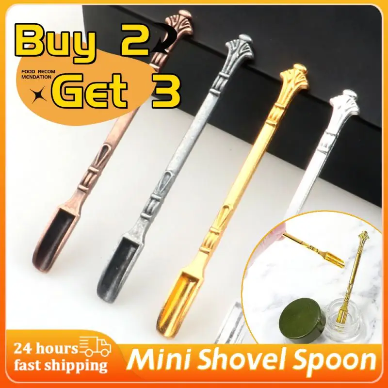 

3/1Pcs Metal Mini Shovel Spoon Medicine Spoon Teaspoons Dessert Salt Spoon Mini Powder Scoop Tableware Kitchen Accessories