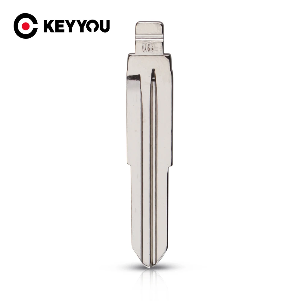 

KEYYOU 10 шт./лот #08 автомобильный пустой ключ необработанное лезвие для Daihatsu FIAT PALIO для Jinbei Haise для KIA Carnival для Daewoo GEELY