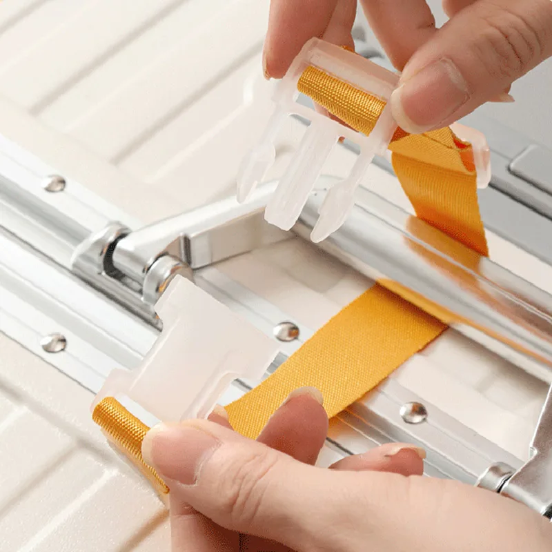 3pcs Adjustable Nylon Luggage Straps Luggage Accessories Hanging Buckle Suitcase Bag Holder Belt Lock Hooks Travel
