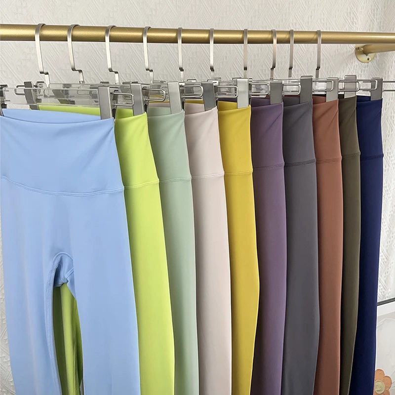 Hot Sale Fitness Female Leggings Running Pants Naked feeling Leggings High Waist Push Up Sport Women Fitness Running Yoga Pants 1