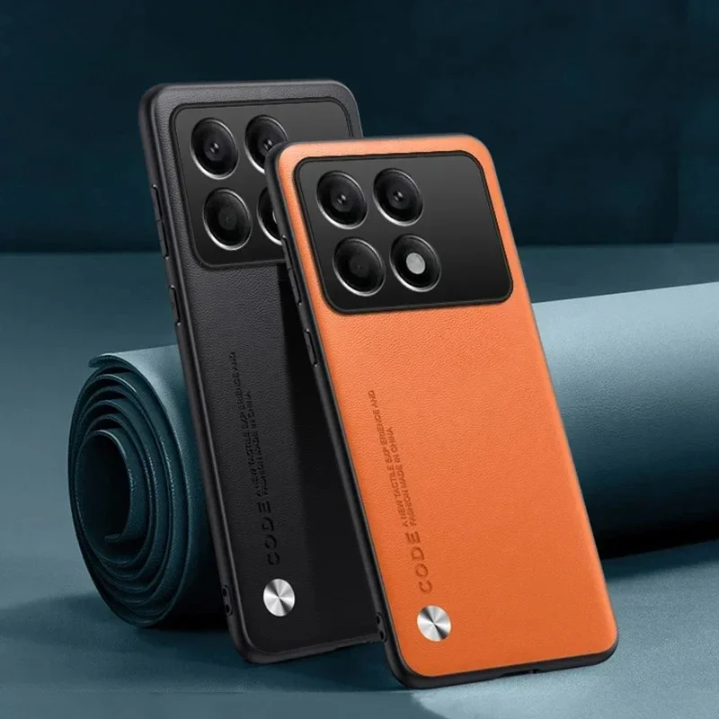 Luxury PU Leather Shockproof Silicone Case - Premium Protection